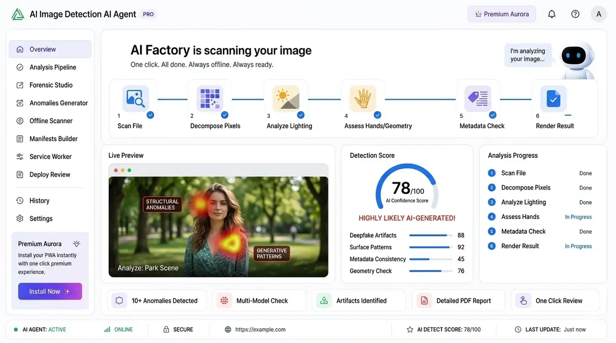 AI MVP builder dashboard software example